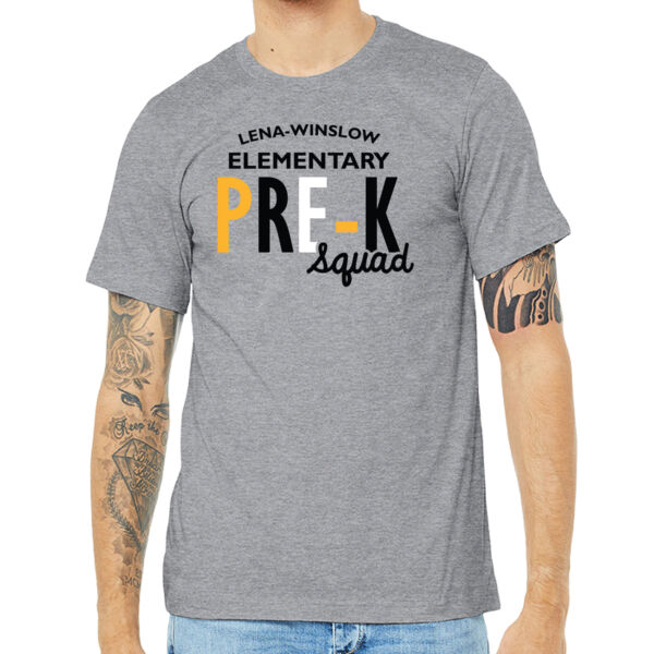 Le-Win Elementary Staff 2026 Pre-K - Unisex Heather CVC Short Sleeve Tee Thumbnail