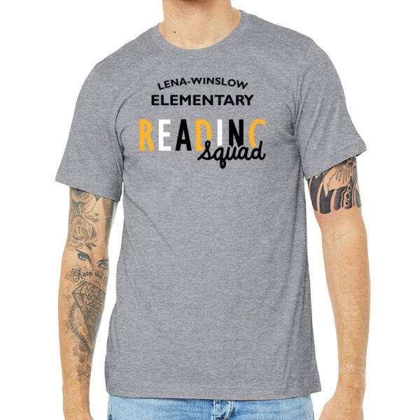 Le-Win Elementary Staff 2026 Reading - Unisex Heather CVC Short Sleeve Tee Thumbnail