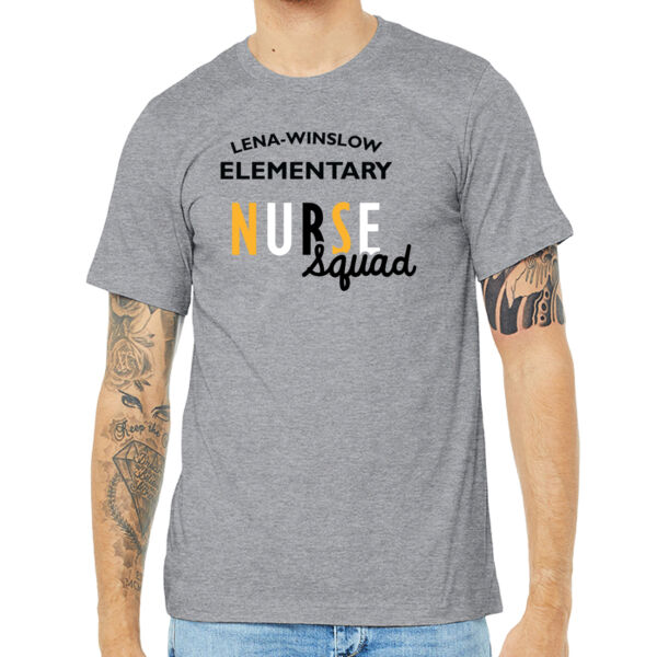 Le-Win Elementary Staff 2026 Nurse - Unisex Heather CVC Short Sleeve Tee Thumbnail
