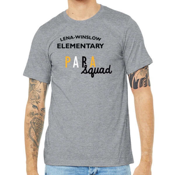 Le-Win Elementary Staff 2026 Para - Unisex Heather CVC Short Sleeve Tee Thumbnail