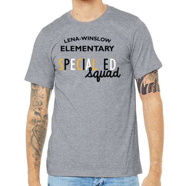 Le-Win Elementary Staff 2026 Special Ed - Unisex Heather CVC Short Sleeve Tee Thumbnail